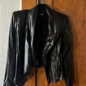BEBE black shimmery jacket